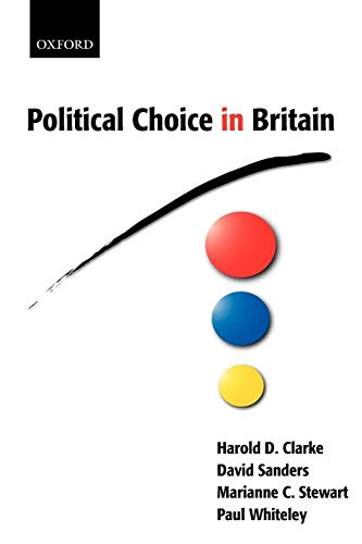 Beispielbild fr Political Choice in Britain zum Verkauf von St Vincent de Paul of Lane County