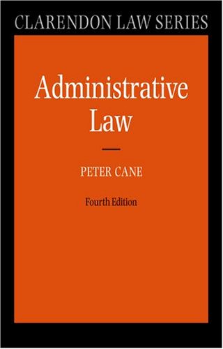 Stock image for Administrative Law (Clarendon Law Series) for sale by Goldstone Books