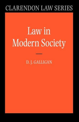 9780199269785: Law in Modern Society (Clarendon Law)