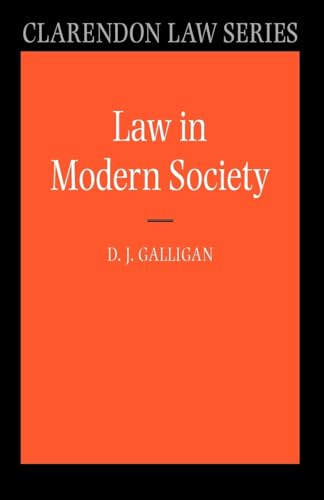 9780199269785: Law in Modern Society (Clarendon Law Series)