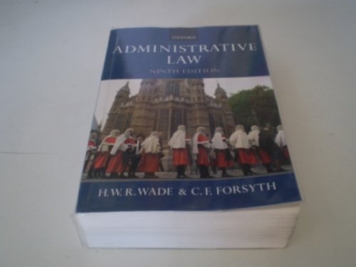 9780199270217: Administrative Law