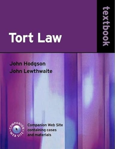 Stock image for Tort Law Textbook for sale by AwesomeBooks