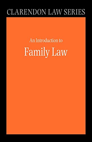 9780199270941: An Introduction to Family Law