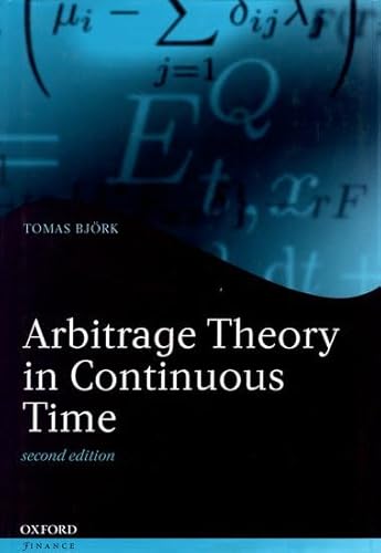 9780199271269: Arbitrage Theory in Continuous Time