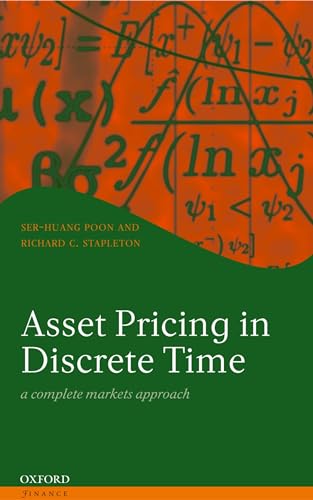 Stock image for Asset Pricing in Discrete Time: A Complete Markets Approach (Oxford Finance Series) for sale by Bulk Book Warehouse