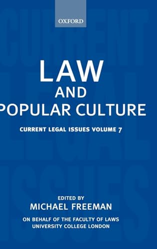 Imagen de archivo de Law and Popular Culture: Current Legal Issues 2004 Volume 7 a la venta por Bahamut Media