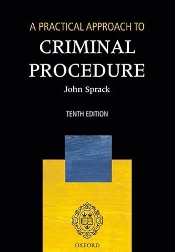 9780199272570: A Practical Approach to Criminal Procedure