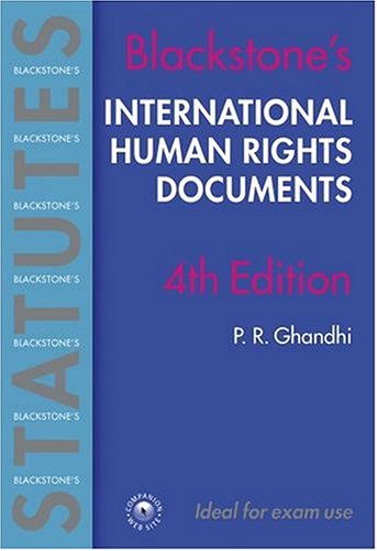 Stock image for International Human Rights Documents (Blackstone's Statute Book) for sale by WorldofBooks