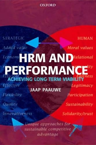 9780199273904: HRM and Performance: Achieving Long-Term Viability