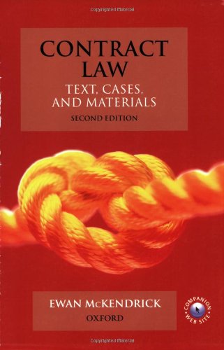 Imagen de archivo de Contract Law: Text, Cases, & Materials: Text, Cases, and Materials a la venta por WorldofBooks