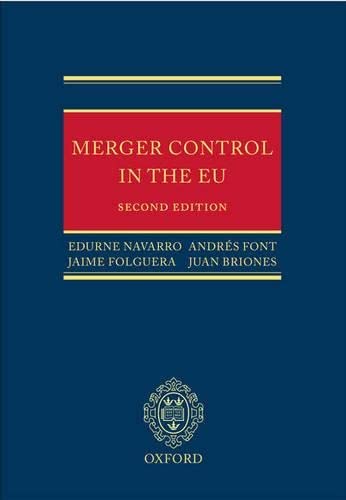 Beispielbild fr Merger Control in the Eu: Law, Economics and Practice zum Verkauf von Buchpark