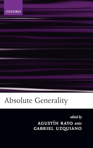 9780199276424: Absolute Generality