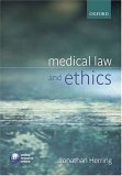 Beispielbild fr Medical Law and Ethics zum Verkauf von WorldofBooks