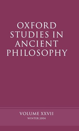 Stock image for Oxford Studies in Ancient Philosophy for sale by D2D Books