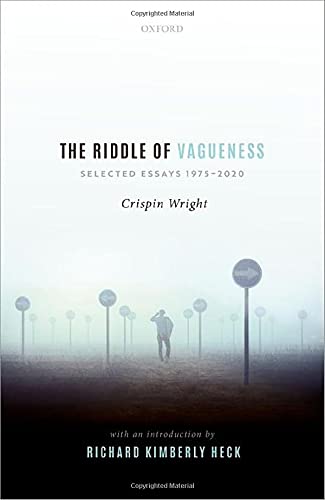 9780199277339: The Riddle of Vagueness: Selected Essays 1975-2020
