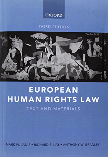 Beispielbild fr European Human Rights Law: Text and Materials zum Verkauf von Studibuch