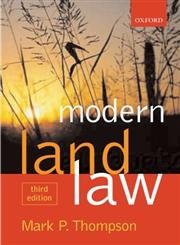 Stock image for Modern Land Law for sale by WorldofBooks