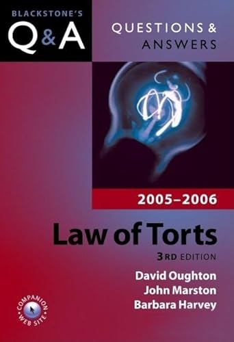 9780199278015: Questions and Answers: Law of Torts 2005-2006 (Blackstone's Law Questions and Answers)