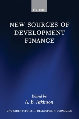 Beispielbild fr New Sources Of Development Finance (Unu-Wider Studies In Development Economics) zum Verkauf von Ammareal