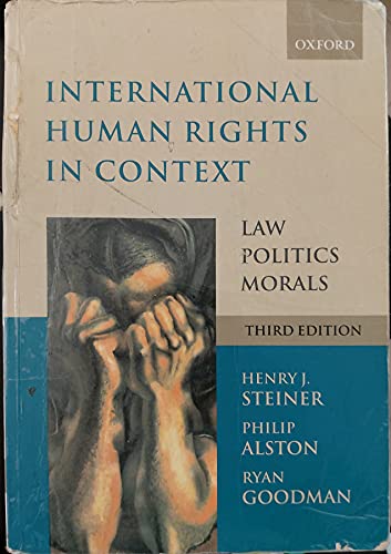 Beispielbild fr International Human Rights in Context: Law, Politics, Morals zum Verkauf von BooksRun