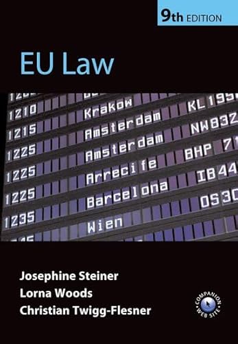 Imagen de archivo de EU Law a la venta por AwesomeBooks