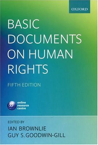Imagen de archivo de Basic Documents on Human Rights a la venta por Better World Books: West