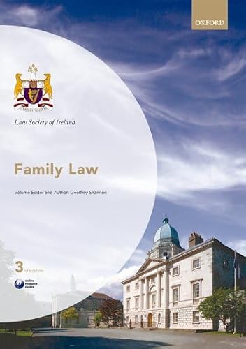 Law Society of Ireland Manual: Family Law (9780199280247) by Shannon, Geoffrey