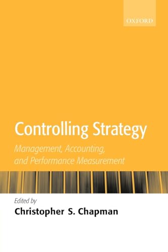 Imagen de archivo de Controlling Strategy: Management, Accounting, and Performance Measurement a la venta por Phatpocket Limited