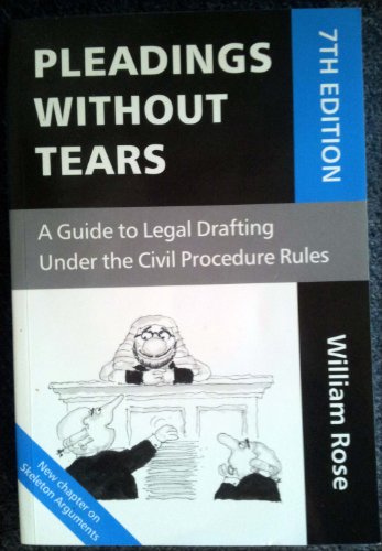 Beispielbild fr Pleadings Without Tears: A Guide to Legal Drafting Under the Civil Procedure Rules zum Verkauf von WorldofBooks