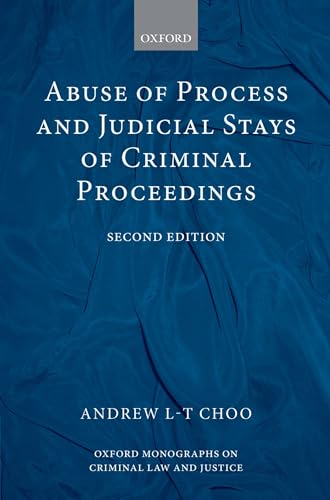 Stock image for Abuse of Process and Judicial Stays oChoo, Andrew L.T for sale by Iridium_Books