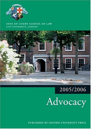 Stock image for Advocacy (Blackstone Bar Manual) for sale by WorldofBooks