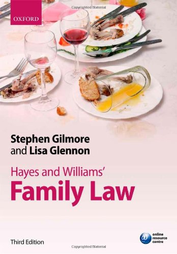 9780199282364: Hayes and Williams' Family Law: Principles, Policy, and Practice