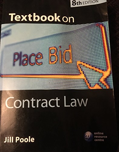 9780199282487: Textbook on Contract Law
