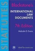 9780199283125: International Law Documents (Blackstone's Statute Book Series)