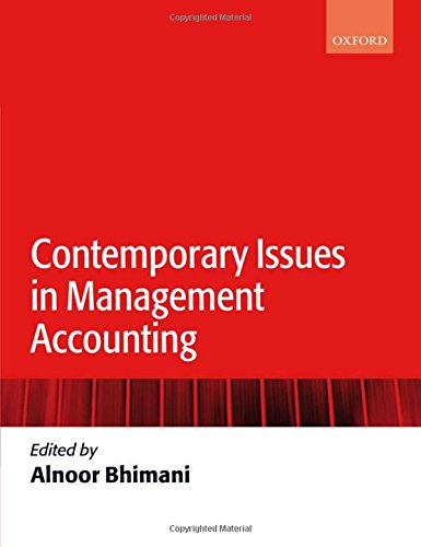 Stock image for Contemporary Issues in Management Accounting for sale by Revaluation Books