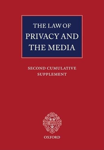 Stock image for The Law of Privacy and the Media: Main Work (Hardcover) and Second Cumulative Supplement for sale by Iridium_Books