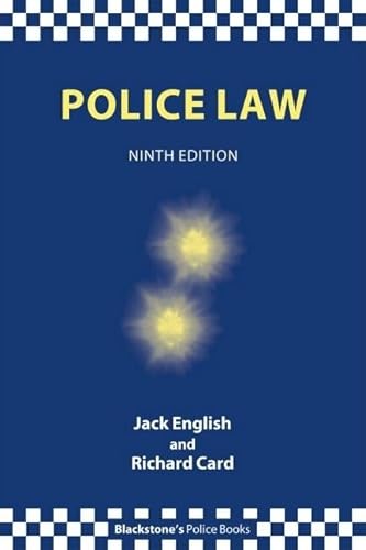 Imagen de archivo de Police Law a la venta por Better World Books