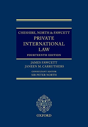 9780199284252: Cheshire, North & Fawcett: Private International Law