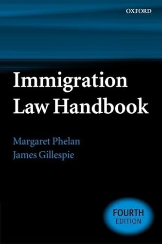 Imagen de archivo de Immigration Law Handbook a la venta por -OnTimeBooks-