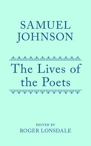 9780199284795: Samuel Johnson's Lives of the Poets: Volume I