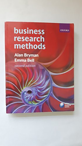 Imagen de archivo de Business Research Methods a la venta por Better World Books