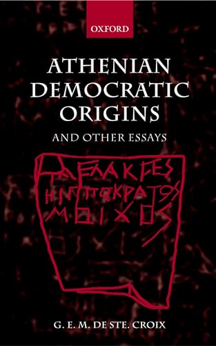 9780199285167: Athenian Democratic Origins: and other essays
