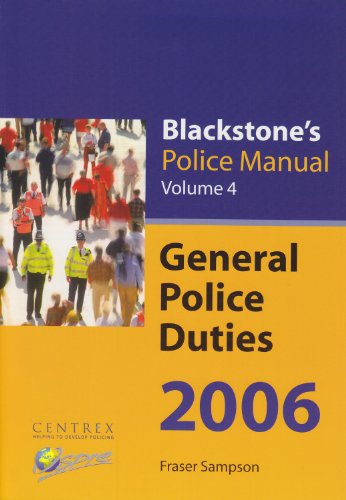 Blackstone's Police Manuals 2006 (9780199285235) by Sampson, Fraser; Hutton, Glenn; Johnston, Dave