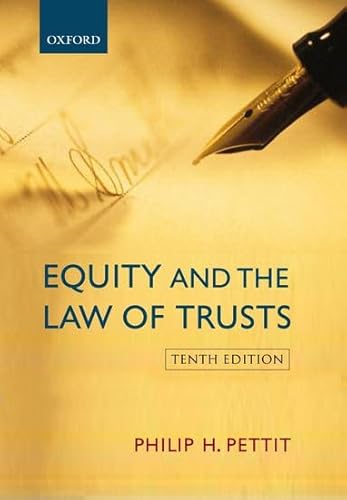 9780199285341: Equity and the Law of Trusts