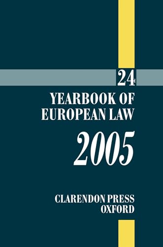 Stock image for The Yearbook of European Law 2005 for sale by Better World Books Ltd