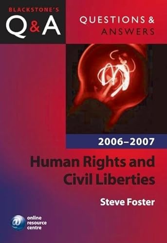 Beispielbild fr Q&A: Human Rights and Civil Liberties 2006 and 2007 (Blackstone's Law Questions and Answers) zum Verkauf von WorldofBooks