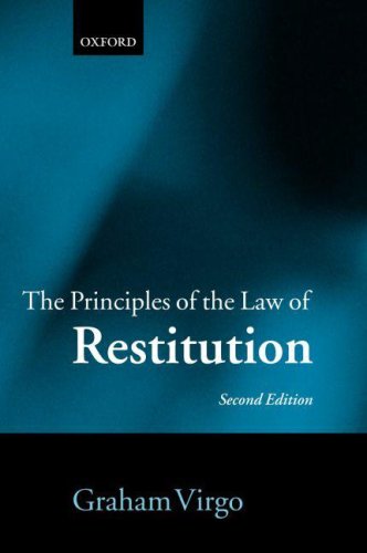 Stock image for The Principles of the Law of Restitution for sale by GF Books, Inc.