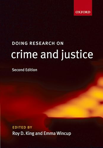 Beispielbild fr Doing Research on Crime and Justice zum Verkauf von Blackwell's