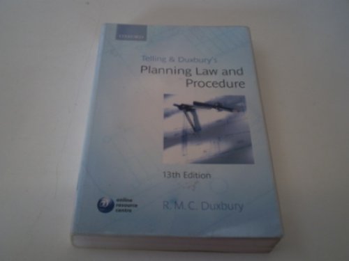 Stock image for Planning Law and Procedure. 13th Edition. for sale by Plurabelle Books Ltd