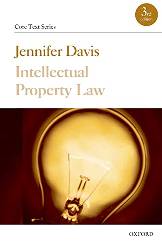 Beispielbild fr Intellectual Property Law (Core Texts Series) (Core Text Series) zum Verkauf von WorldofBooks